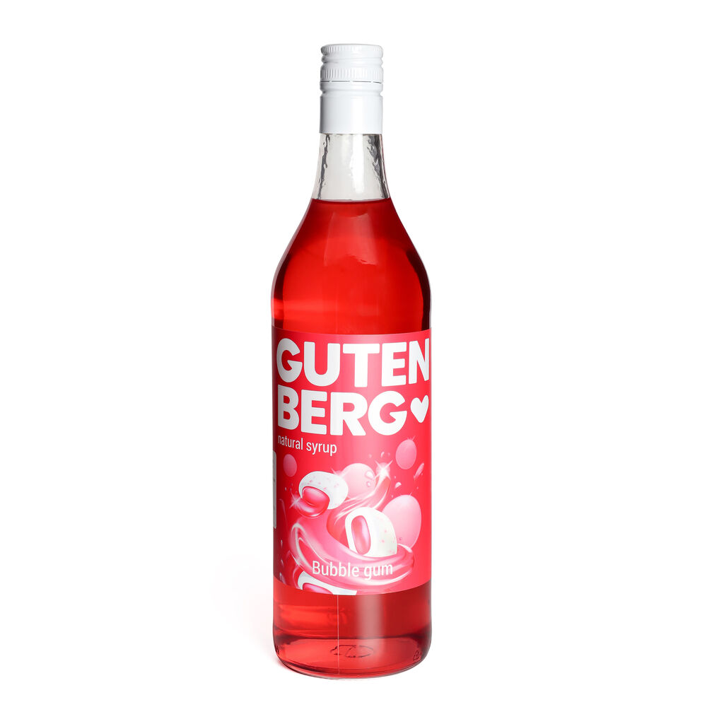 Bubble gum siropu 1L